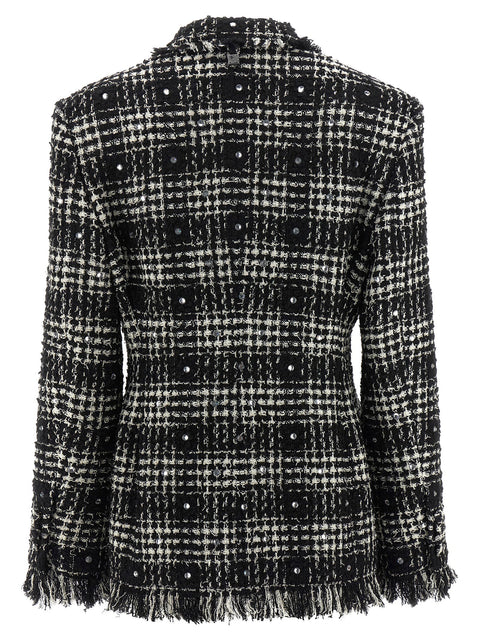 Giuseppe Di Morabito Tweed And Rhinestone Blazer