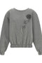 Giuseppe Di Morabito Removable Flower Application Sweatshirt