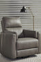 Prestige Collection Triple Power Leather Swivel Recliner Chair