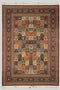 Exquisite 100% Silk Persian Design Rug – Elegant and Luxurious, size 7' x 10'