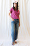 Super High Ankle Wide Leg Flattering Seam