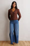 Super High Wide Leg Slouchy Wash