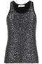 Fabiana Filippi Sequin tank top
