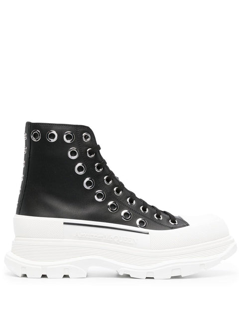 Alexander McQueen tread slick ankle boots