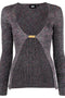 Gcds Logo lurex cardigan