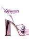 Giuseppe Zanotti Metallic 125mm platform sandals