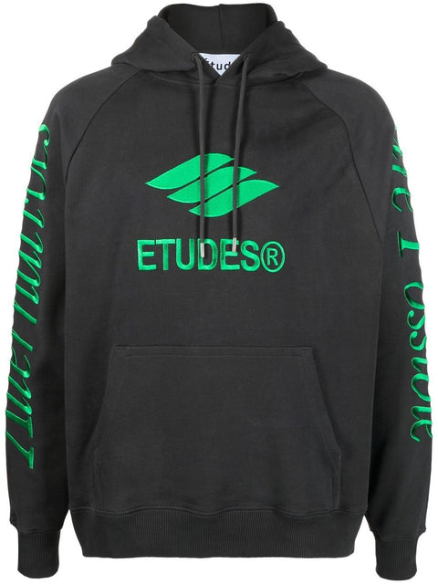Études Ãtudes Logo organic cotton hoodie