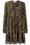 Mmk Printed midi dress