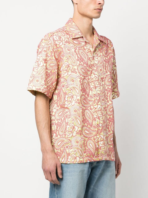 Bluemarble Short sleeve embroidered shirt