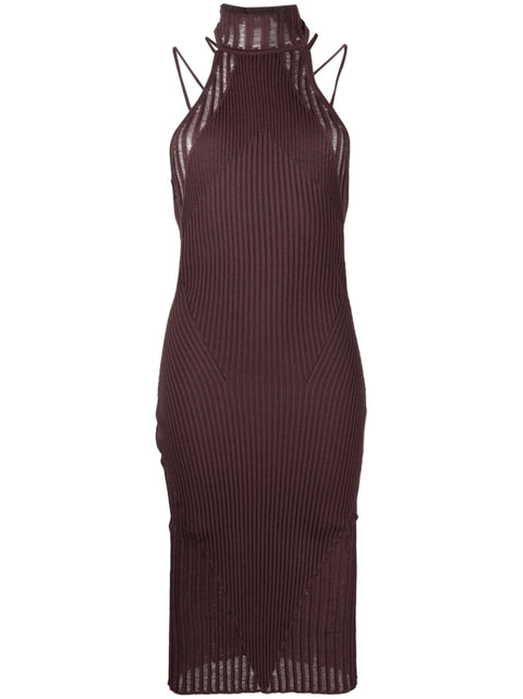 AndreĀdamo AndreÄdamo Ribbed midi dress