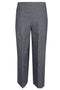Via Masini 80 Straight leg linen blend trousers