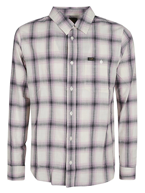 Lee long-sleeve plaid shirt