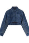 Off White Cropped denim jacket