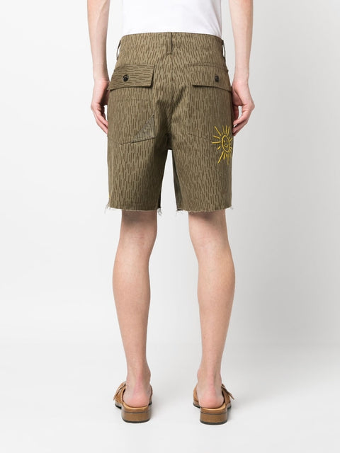 President'S Camouflage print shorts