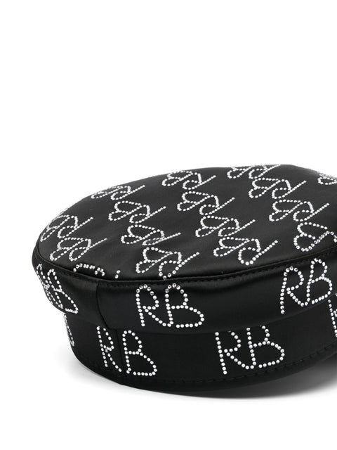 Ruslan Baginskiy crystal-embellished Baker Boy Hat