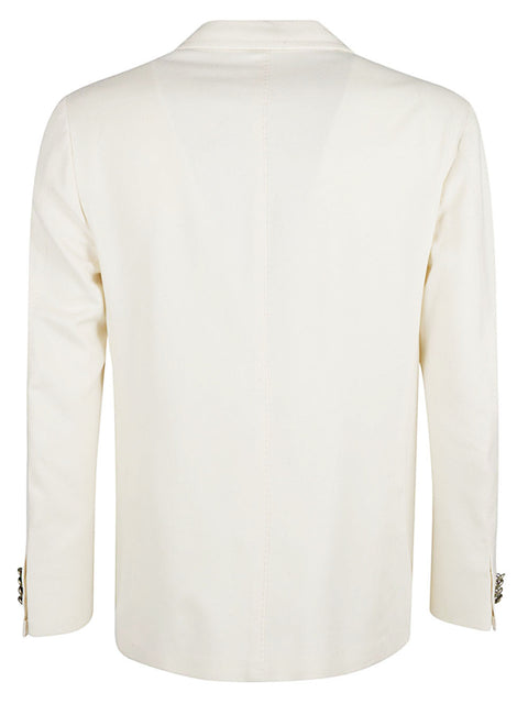 Sartorio Single-breasted wool jacket