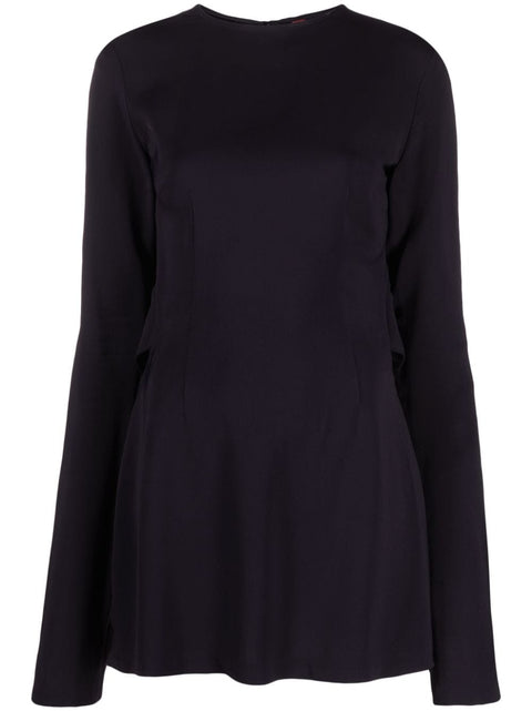 032C Flounced mini dress