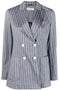 Circolo 1901 Striped double-breasted jacket