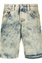 Vaquera Denim split shorts