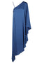 Silk95Five Long asymmetrical silk dress