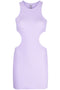 Reina Olga Cut-out detail short dress