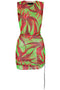 Louisa Ballou Floral print short dress