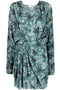 Iro Fontana printed short dress