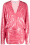 The Attico Gael sequined mini dress