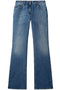 Off White Mid-rise flared jeans