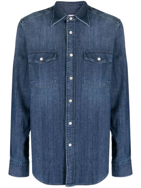 Boglioli Denim button-down shirt