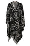 Tooco Ethnic print jacquard cardigan