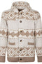 Tooco Ethnic print cardigan