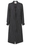 Crida Polka dot silk midi dress