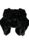 Comme Des Garcons Fur-design cropped blouse