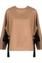 Erika Cavallini Semi-Couture Nara wool blend blouse