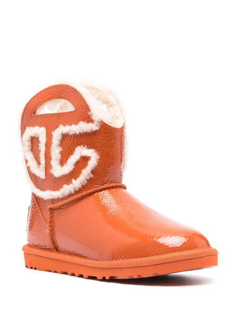 UGG X Telfar Logo Mini Crinkle Boots