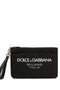 Dolce & Gabbana Nylon pouch with rubberized logo