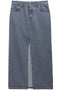 Filippa K Conscious Criteria page Slit denim long skirt