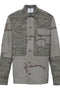 Marine Serre Rispstop classic-collar shirt jacket
