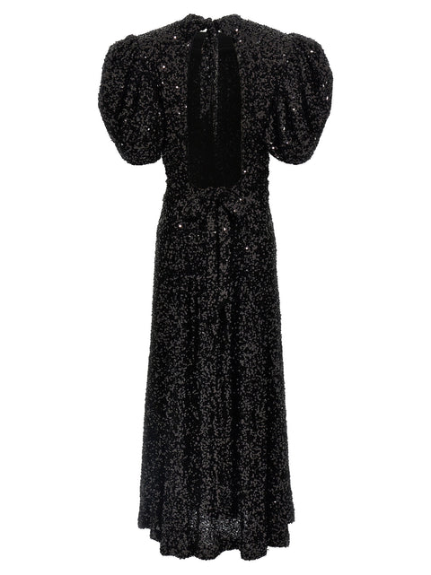 Rotate Birger Christensen Sequin Midi Dress