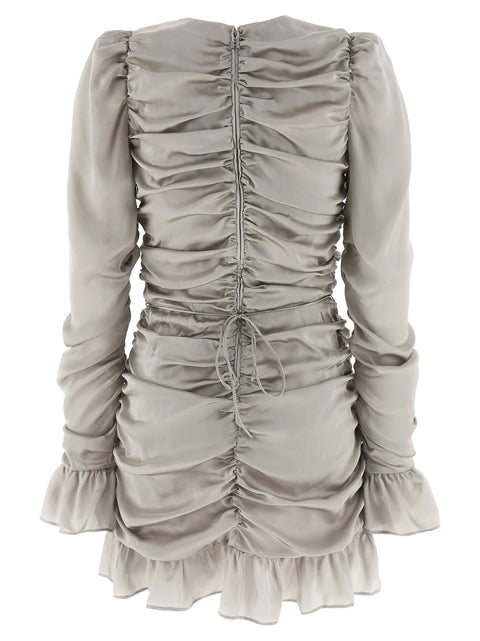 Rotate Birger Christensen Ls Mini Bow Dress
