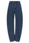 Rotate Birger Christensen Draped Barrel Leg Jeans