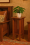 Mission Spindle Side Table / Plant Stand