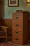 Mission Solid Oak 4 Drawer File Cabinet - Options Available