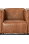 Henry Industrial Modern Leather Arm Chair (2 Colors Available)