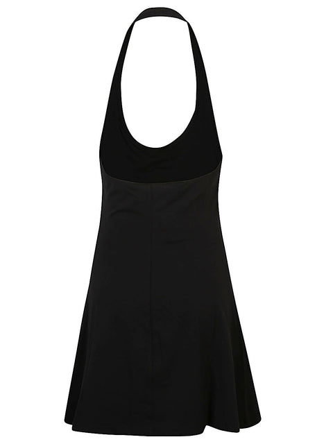 Juicy Couture Logo halter mini dress