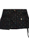The Attico Fay denim mini skirt