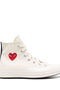 Comme Des Garcons Play x Converse Chuck 70 "Cream" sneakers