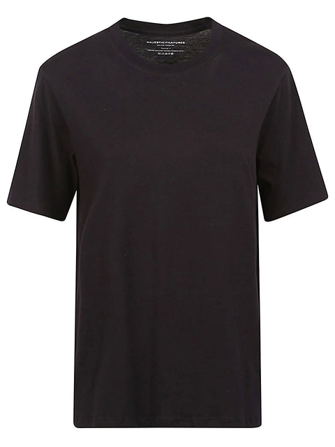 Majestic Cotton crewneck top