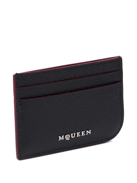 Alexander McQueen leather card case